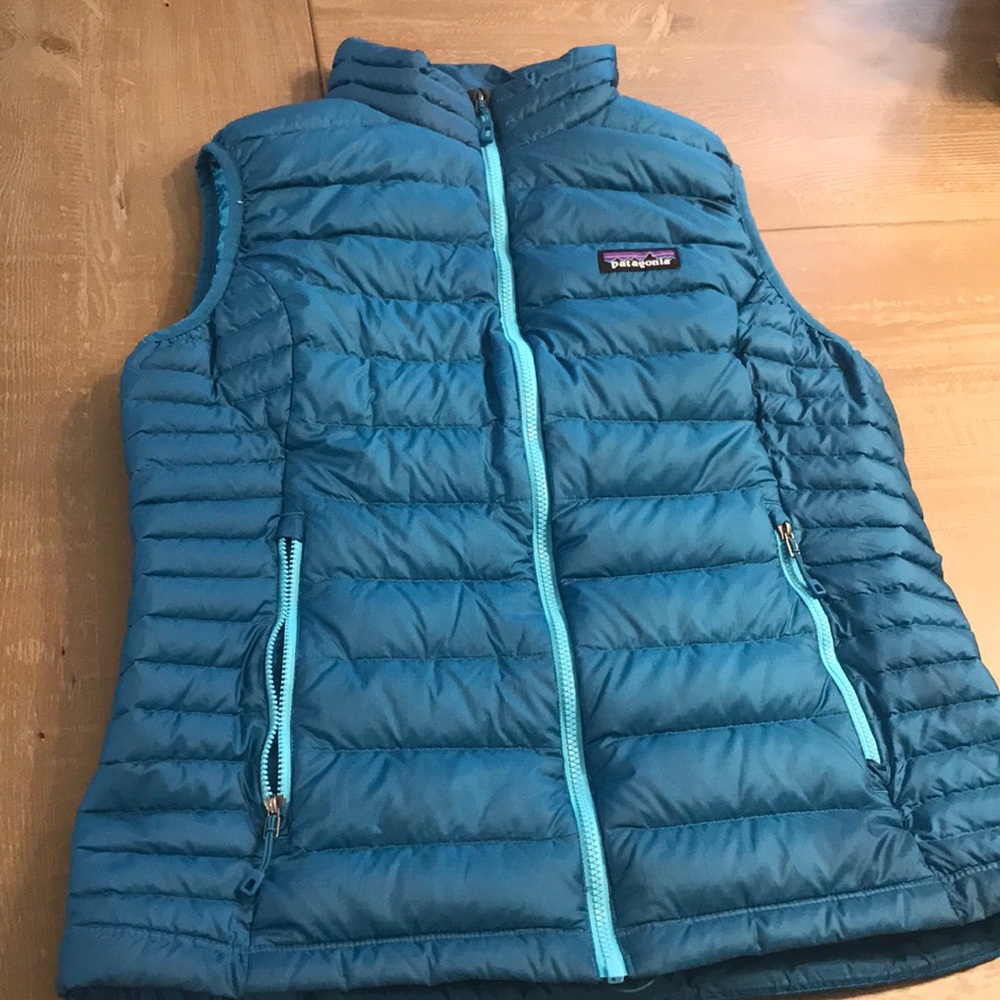 Patagonia Teal Quilted Vest